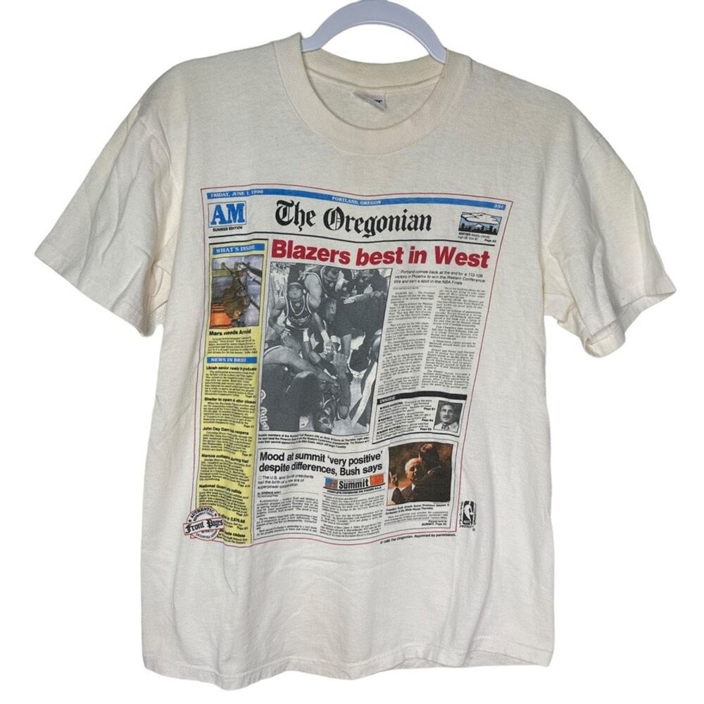 Vintage Portland Oregon Trail Blazers Stedman Best in the West T-Shirt